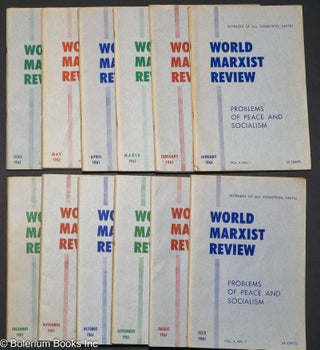 Cat.No: 309597 World Marxist Review: Problems of peace and socialism. Vol. 4, nos. 1-12...