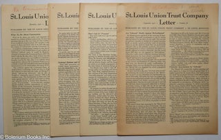 Cat.No: 309662 St. Louis Union Trust Company Letter [4 newsletters]. Towner Phelan
