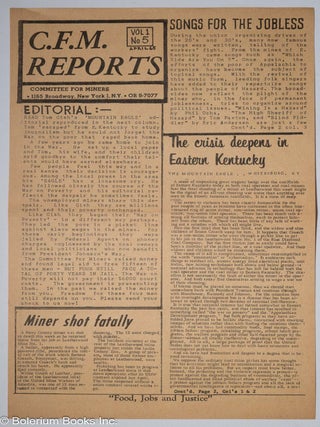 Cat.No: 309674 C.F.M. Reports; vol. 1, no. 5 (April 1965