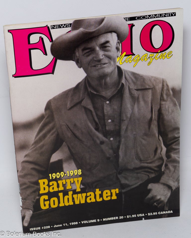 Cat.No: 309728 Echo: The Magazine of the Southwest; vol. 9, #20, issue 228, June 1, 1998. Bruce Christian, managing.