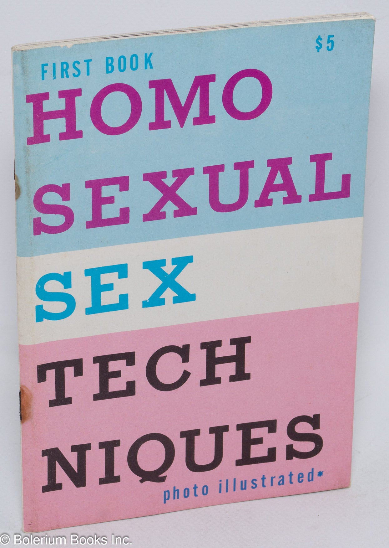 Homosexual Sex Techniques; first book, photo illustrated on Bolerium Books