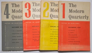 Cat.No: 310024 The Modern Quarterly [4 issues]. John Lewis