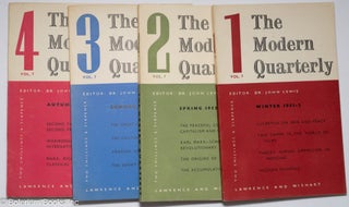 Cat.No: 310025 The Modern Quarterly [4 issues]. John Lewis