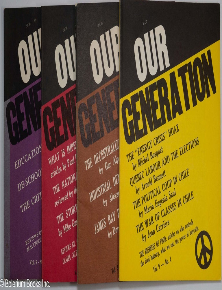 Cat.No: 310027 Our Generation [4 issues]