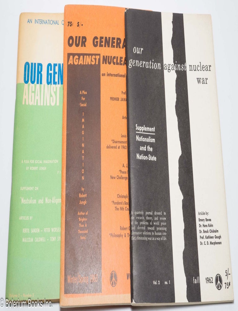 Cat.No: 310065 Our Generation Against Nuclear War [3 issues]