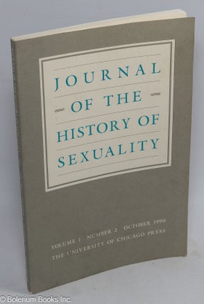 Cat.No: 310115 Journal of the History of Sexuality: vol. 1, #2, October 1990. John C....