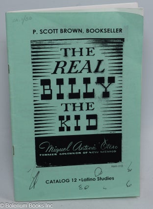 Cat.No: 310169 Latino Studies; catalog 12. P. Scott Brown, compiler