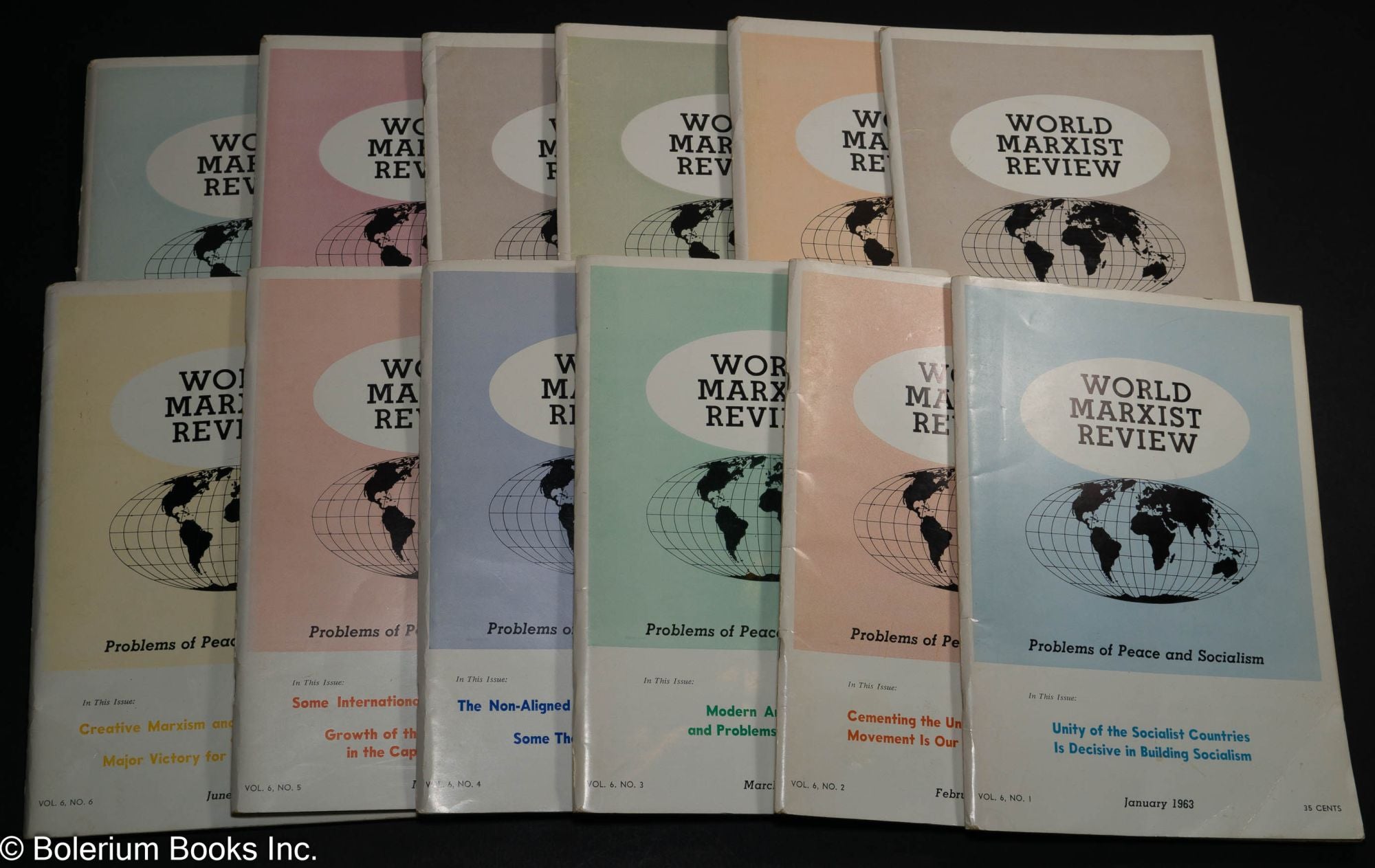 2000px x 1263px - World Marxist Review: Problems of peace and socialism. Vol. 6, nos. 1-12  full run for 1963