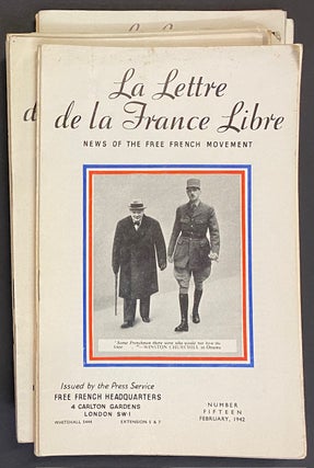 Cat.No: 310261 La Lettre de la France Libre: news of the Free French Movement [later...