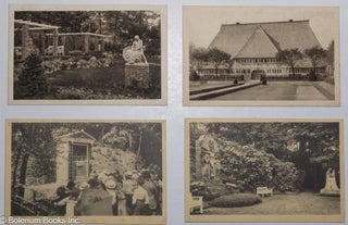 Group of postcards with views of the 1914 Horticultural Exposition in Altona, Germany