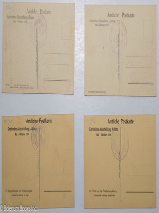 Group of postcards with views of the 1914 Horticultural Exposition in Altona, Germany