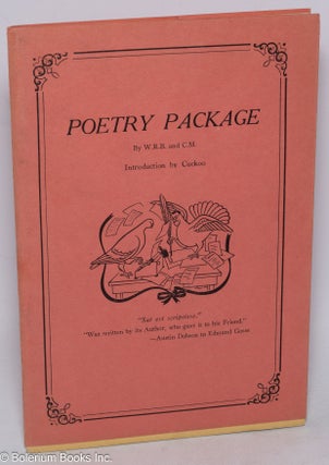 Cat.No: 310403 Poetry Package. Christopher Morley, William Rose Benet