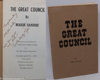 Cat.No: 310405 The Great Council. Prepared and published by Caroline Sandoz Pifer for the...