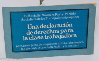Cat.No: 310612 El Socialist Workers Party (Partido Socialista de los Trabajadores)...