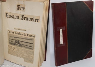Cat.No: 310665 Aviation-themed scrapbook devoted to Lt. Brown's extensive newspaper...