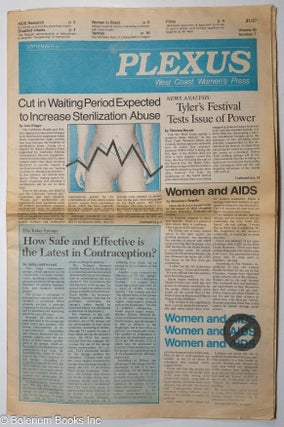 Cat.No: 310684 Plexus: West Coast women's press; Vol. 10 No. 7, September 1983