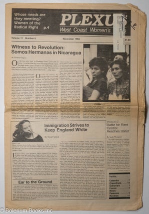 Cat.No: 310685 Plexus: West Coast women's press; Vol. 11 No. 8, November 1984