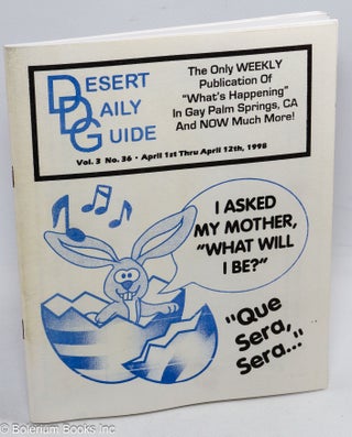 Cat.No: 310747 Desert Daily Guide: the only weekly publication of "what's happening" in...