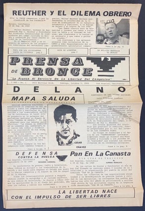 Cat.No: 310798 Prensa de Bronce. No. 1 (Oct. 5, 1969