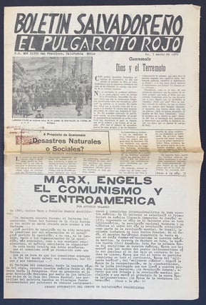 Cat.No: 310807 Boletín Salvadoreño: El pulgarcito Rojo. No. 3 (Marzo de 1976