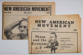 Cat.No: 310879 New American Movement, Vol. I No. 1, Sept.-Oct. [1971] -with- Vol. I...