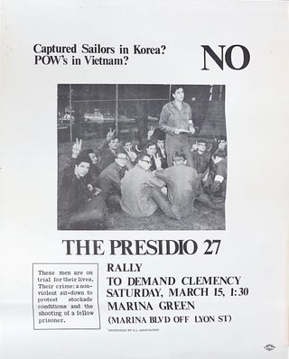 Cat.No: 310994 Captured sailors in Korea? POW's in Vietnam? NO. The Presidio 27 [poster