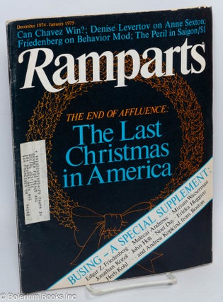 Cat.No: 311131 Ramparts: volume 13, number 5, December 1974-January 1975. David Horowitz,...