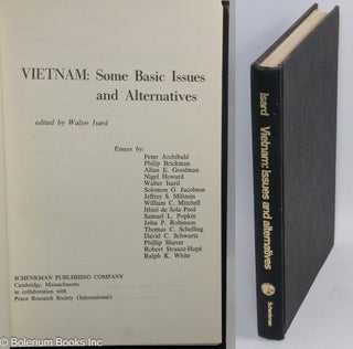 Cat.No: 311146 Vietnam: Some Basic Issues and Alternatives. Walter Isard, ed