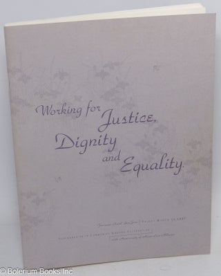 Cat.No: 311181 Working for Justice, Dignity and Equality. Asian Law Alliance 20th...