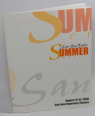 Cat.No: 311185 San Jose Taiko Summer Series. August 14-22, 1998, San Jose Repertory Theatre