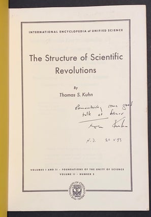 Cat.No: 311194 The Structure of Scientific Revolutions. Thomas S. Kuhn