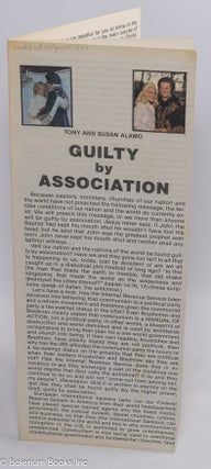 Cat.No: 311254 Guilty by association. Tony and Susan Alamo
