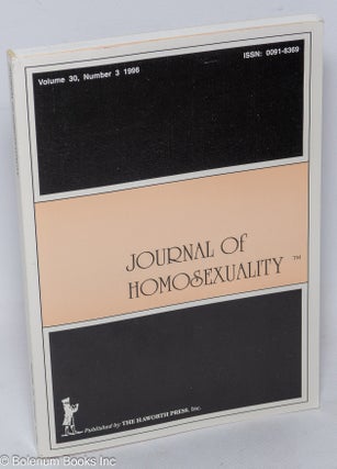 Cat.No: 311388 Journal of Homosexuality: Vol. 30 No. 3, 1996. John P. de Cecco