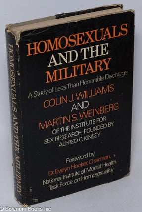 Cat.No: 311492 Homosexuals and the military; a study of less than honorable discharge....