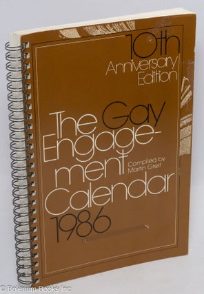 Cat.No: 311495 The Gay Engagement Calendar, 1986. Martin Greif, compiler