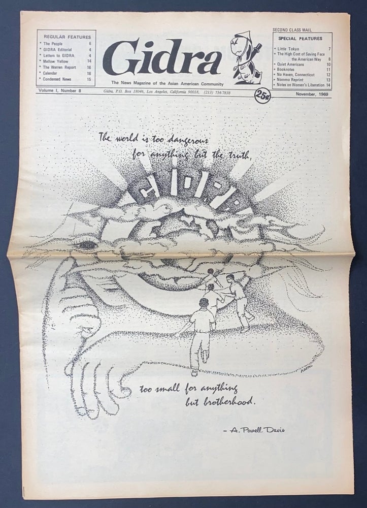 Cat.No: 311639 Gidra. Vol. 1, no. 8 (November 1969