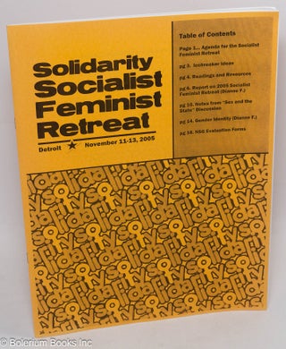 Cat.No: 311673 Solidarity Socialist Feminist Retreat, Detroit, November 11-13, 2005