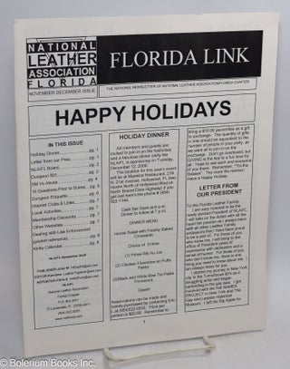 Cat.No: 311933 Florida Link: the national newsletter of National Leather Assoc./Florida;...