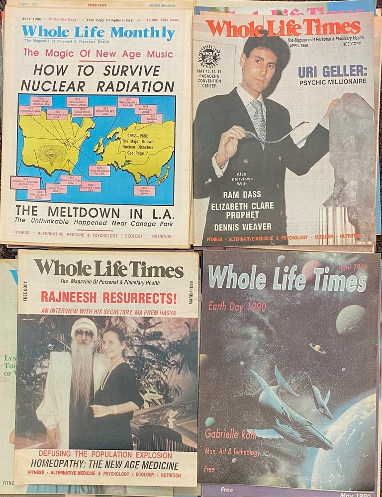 Cat.No: 312069 Whole Life Monthly: the magazine of personal and planetary health (later Whole Life Times) [33 issues]