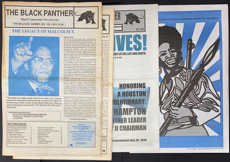 Cat.No: 312176 The Black Panther: Black Community News Service [five different issues