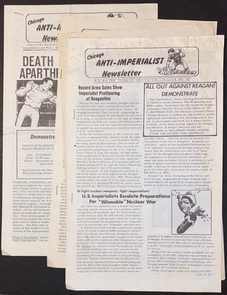 Cat.No: 312219 Chicago Anti-Imperialist Newsletter [five issues