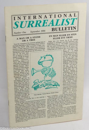 Cat.No: 312272 International surrealist bulletin. Number one, September 1986. Franklin...