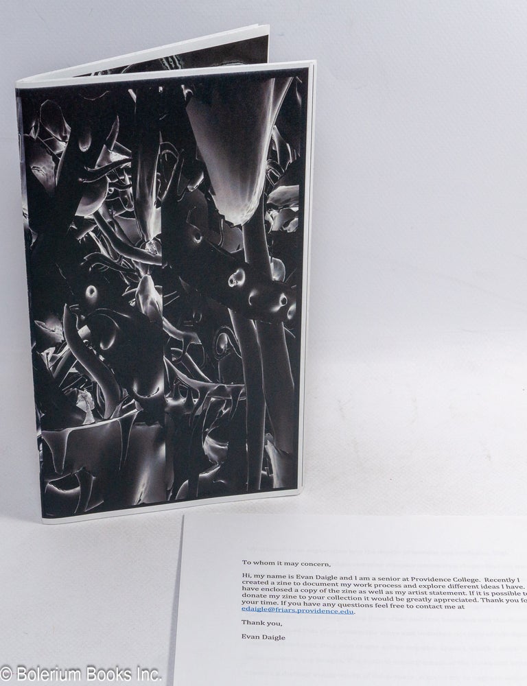 Cat.No: 312287 [untitled zine by art student]. Evan Daigle.