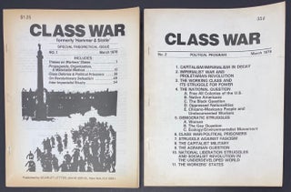 Cat.No: 312313 Class War (formerly "Hammer & Sickle) [issues 1 and 2