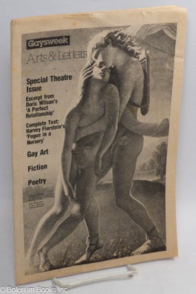 Cat.No: 312339 Gaysweek Arts & Letters: Special Theatre Issue. Byrne Fone, Harvey...