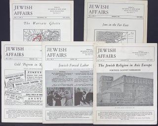 Cat.No: 312578 Jewish Affairs [five issues