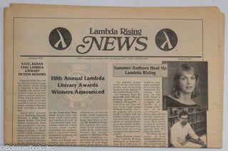 Cat.No: 312738 Lambda Rising News: Summer 1993: Fifth Annual Lambda Literary Awards. Jim...