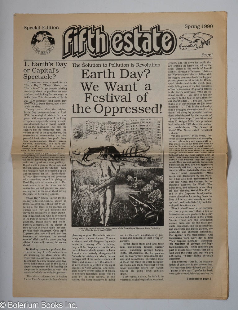 Cat.No: 312830 Fifth Estate: Special Edition, Spring 1990