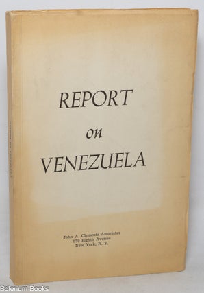 Cat.No: 312856 Report on Venezuela