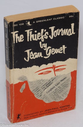 Cat.No: 312868 The Thief's Journal. Jean Genet, Jean-Paul Sartre, Bernard Frechtman